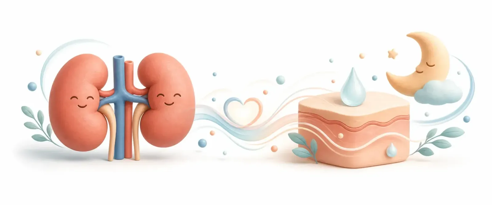 CKD-associated pruritus medical illustration