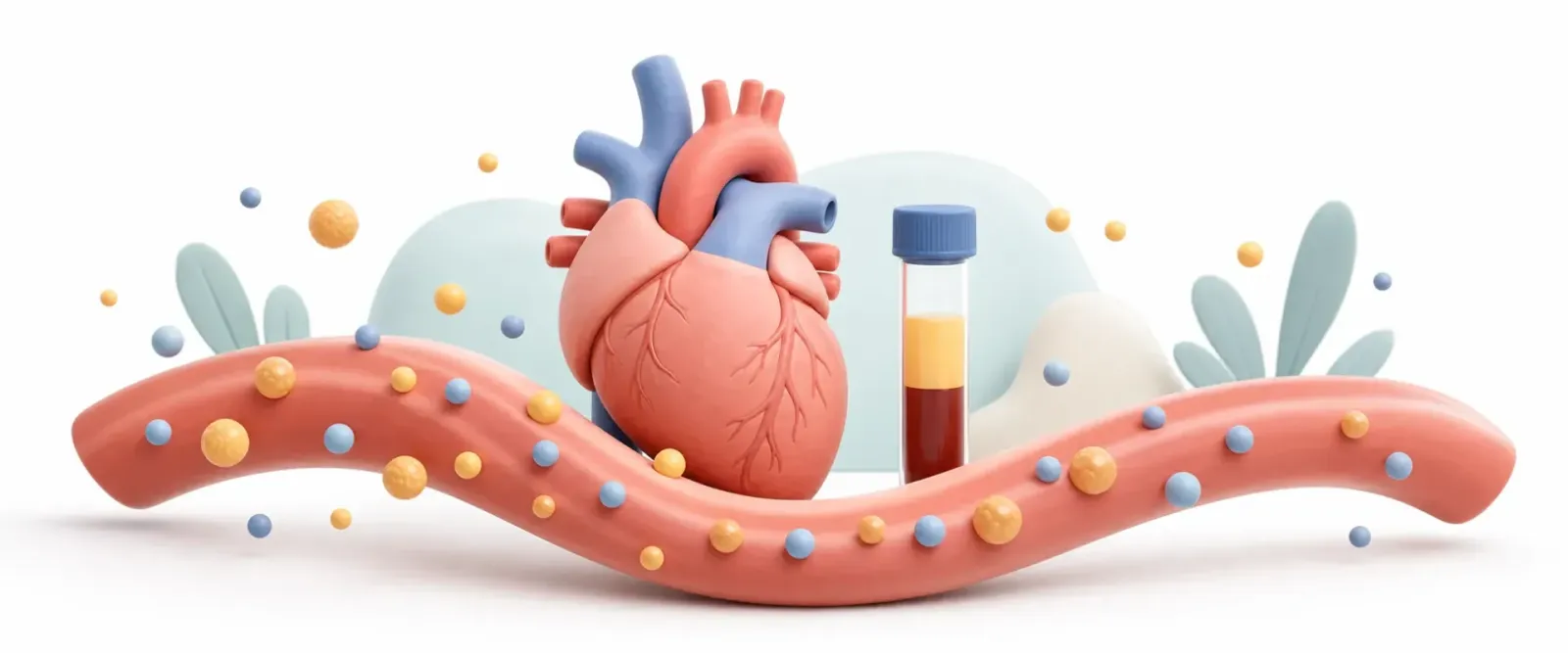 Dyslipidaemia medical illustration