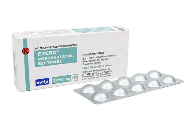 EZERO® 20 mg / 10 mg product packaging