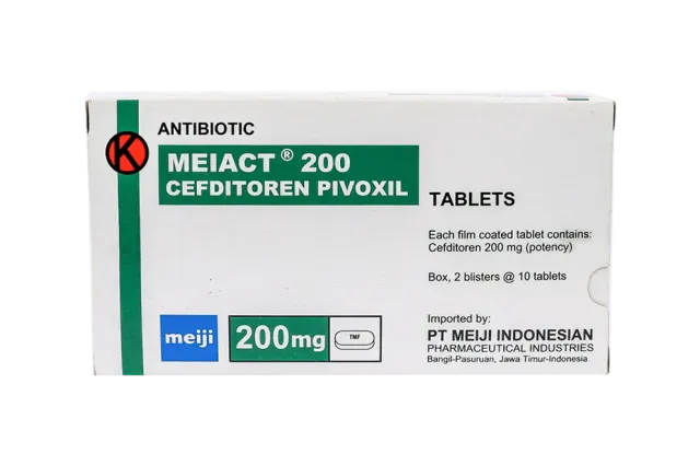 MEIACT® 200 TABLETS product packaging
